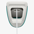 AMP09339 - Apple Watch Classic C1 Charger Stand in bondi blue showing bottom part and insert charging cable.
