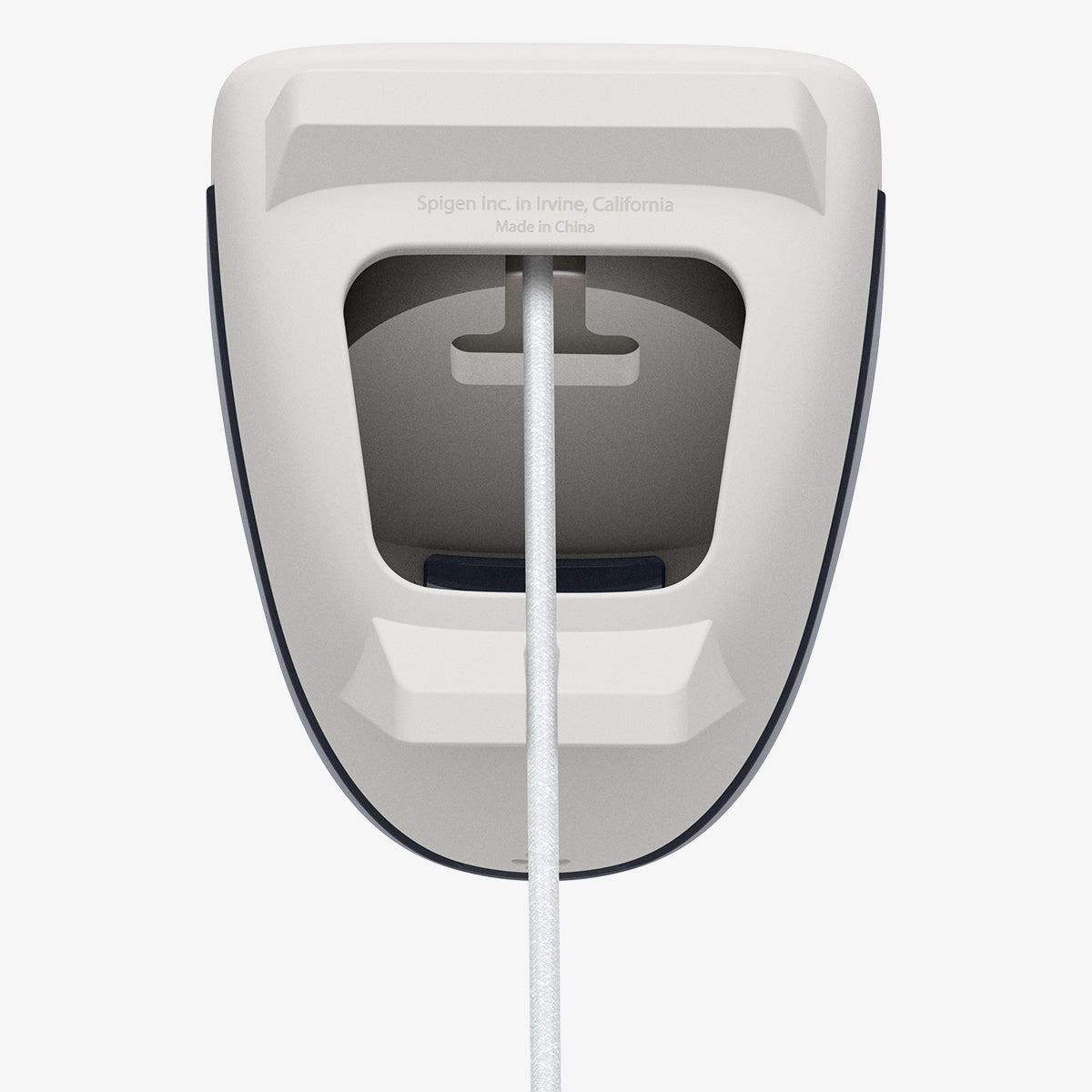 AMP09340 - Apple Watch Classic C1 Charger Stand in graphite showing bottom part and insert charging cable.