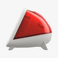 AMP09341 - Apple Watch Classic C1 Charger Stand in ruby  showing side.