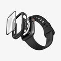 ACS11592 - Apple Watch Series Thin Fit 360 Apple Watch (44mm) in Black showing side