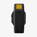 AMP09033 - Apple Watch 10 (46mm) Athlex Air in Active Black showing the bottom of the band