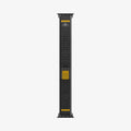 AMP09033 - Apple Watch 10 (46mm) Athlex Air in Active Black showing the band laid out