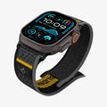 AMP09033 - Apple Watch 10 (46mm) Athlex Air in Active Black showing the front, partial sides and bottom