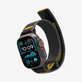 AMP09033 - Apple Watch 10 (46mm) Athlex Air in Active Black showing the front, partial side and bottom
