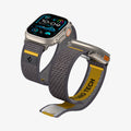AMP09034 - Apple Watch 10 (46mm) Athlex Air in Active Gray showing the front and partial sides