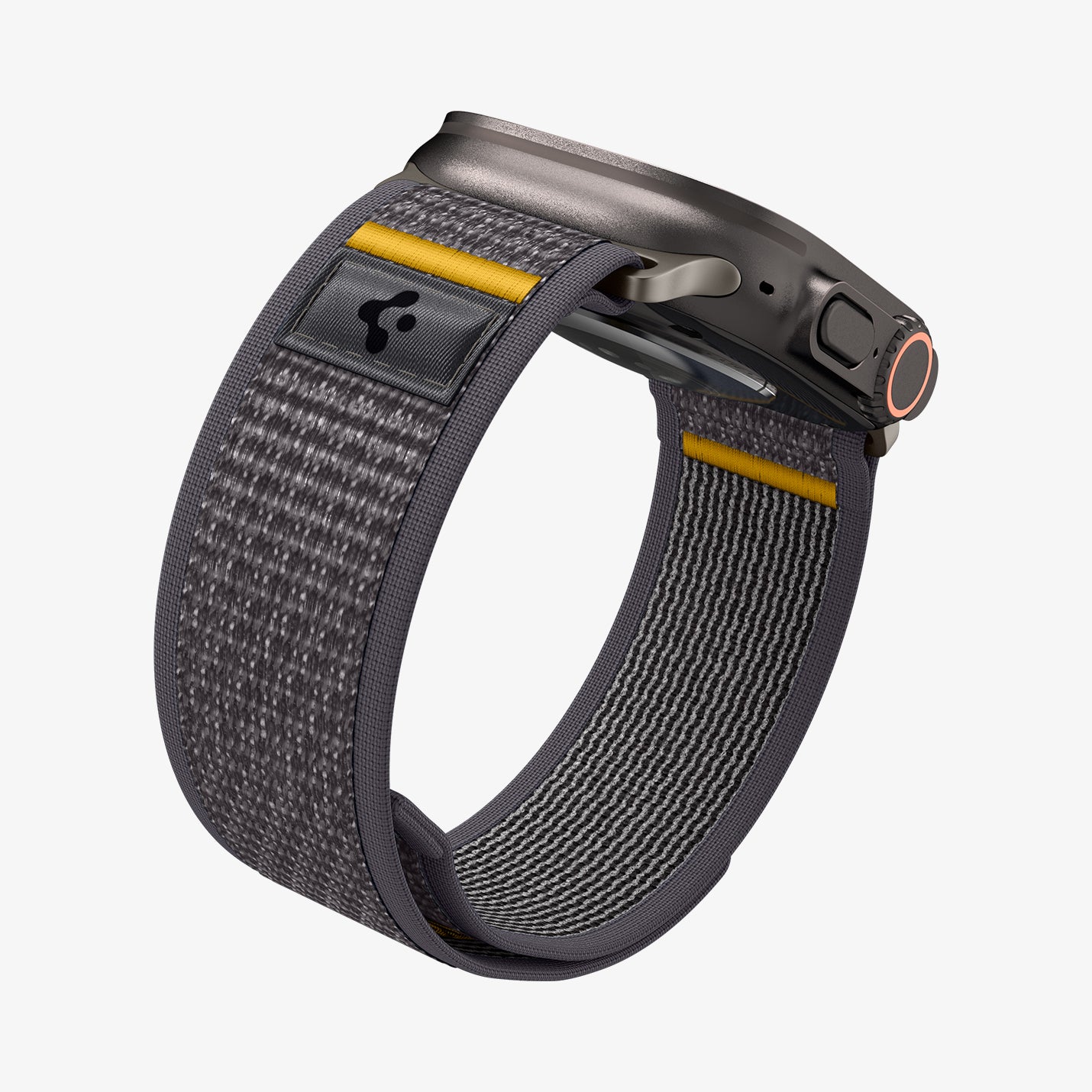 AMP09034 - Apple Watch 10 (46mm) Athlex Air in Active Gray showing the sides and partial bottom