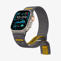 AMP09034 - Apple Watch 10 (46mm) Athlex Air in Active Gray showing the front, partial side and bottom