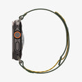 AMP09035 - Apple Watch 10 (46mm) Athlex Air in Active Green showing the side