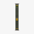 AMP09035 - Apple Watch 10 (46mm)  Athlex Air in Active Green showing the band laid out