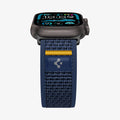 AMP09036 - Apple Watch 10 (46mm) Athlex Air in Active Navy showing the partial front and partial side