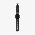 AMP09229 - Apple Watch Ultra (49mm) DuraPro Armor in Black Edition showing the front with the watch band flat