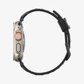 AMP07105 - Apple Watch (49mm) Rugged Ultra Band in Matte Black showing the side