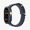 ACS07383 - Apple Watch (49mm) Rugged Armor in Abyss Green showing the front, partial side and inner bottom side