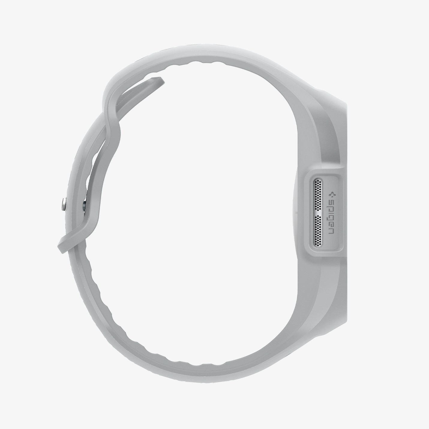 ACS09318 - Apple Watch 10 (46mm) Case Liquid Air Pro in Gray showing the side
