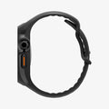 ACS09317 - Apple Watch 10 (46mm) Case Liquid Air Pro in Matte Black showing the side