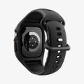 ACS09317 - Apple Watch 10 (46mm) Case Liquid Air Pro in Matte Black showing the back, partial inner and bottom