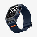 ACS08925 - Apple Watch 10 (46mm) Case Lite Fit Pro in Navy Blue showing the front, sides and inner bottom
