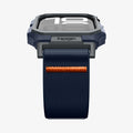 ACS08925 - Apple Watch 10 (46mm) Case Lite Fit Pro in Navy Blue showing the partial front  and partial side 