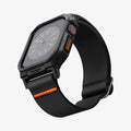 ACS08609 - Apple Watch (46mm) Case Lite Fit Pro in Matte Black showing the partial front, partial sides, inner side and bottom