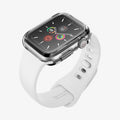 ACS00427 - Apple Watch Series (Apple Watch (40mm)) Case Ultra Hybrid in crystal clear showing the front, side and inside of band