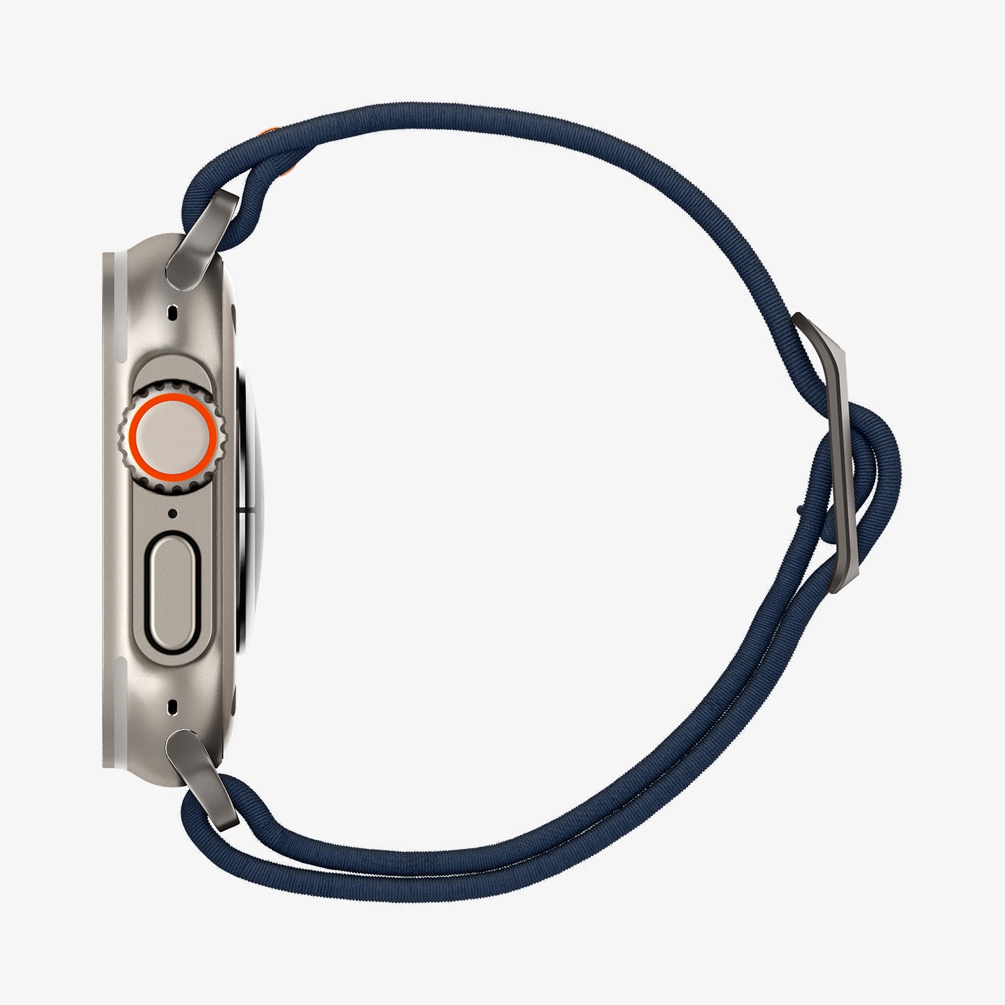 AMP05984 - Apple Watch Series (Apple Watch (49mm)/Apple Watch (45mm)/Apple Watch (42mm)) Watch Band Lite Fit Ultra màu xanh nước biển hiển thị cạnh bên