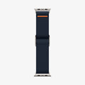 AMP05984 - Apple Watch Series (Apple Watch (49mm)/Apple Watch (45mm)/Apple Watch (42mm)) Watch Band Lite Fit Ultra in navy showing the watch band laid out flat
