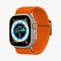 AMP05986 - Apple Watch Series (Apple Watch (49mm)/Apple Watch (45mm)/Apple Watch (42mm)) Watch Band Lite Fit Ultra in orange showing the front and inside of band