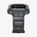 ACS07390 - Apple Watch (49mm) Rugged Armor Pro in Dark Gray showing the partial front and side