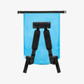 AMP07229 - AquaShield Waterproof Bag A631 in Sea Blue showing the back, double shoulder strap flipped