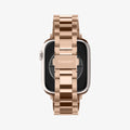 061MP25944 - Apple Watch Series 11/10 42mm, 9/8/7 41mm, SE3/SE2/SE/6/5/4 40mm, 3/2/1 38mm Modern Fit Rose Gold showing back