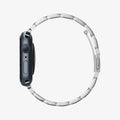 061MP25943 - Apple Watch Series 11/10 42mm, 9/8/7 41mm, SE3/SE2/SE/6/5/4 40mm, 3/2/1 38mm Modern Fit Silver showing side