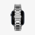 061MP25943 - Apple Watch Series 11/10 42mm, 9/8/7 41mm, SE3/SE2/SE/6/5/4 40mm, 3/2/1 38mm Modern Fit Silver showing back