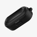 ASD02572 - Bose Earbuds Sports Case Rugged Armor in black showing the top, front and side
