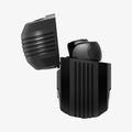 ACS07776 - Bose Ultra Open Earbuds Case Rugged Armor in Matte Black showing the side full open