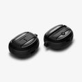 ACS07776 - Bose Ultra Open Earbuds Case Rugged Armor in Matte Black showing the back and front and partial sides and bottom