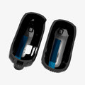 ACS07776 - Bose Ultra Open Earbuds Case Rugged Armor in Matte Black showing the inner part of the case with adhesive strips inside
