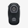 ACS04228 - Bushnell Pro XE Rangefinder AirTag Case in black showing the back