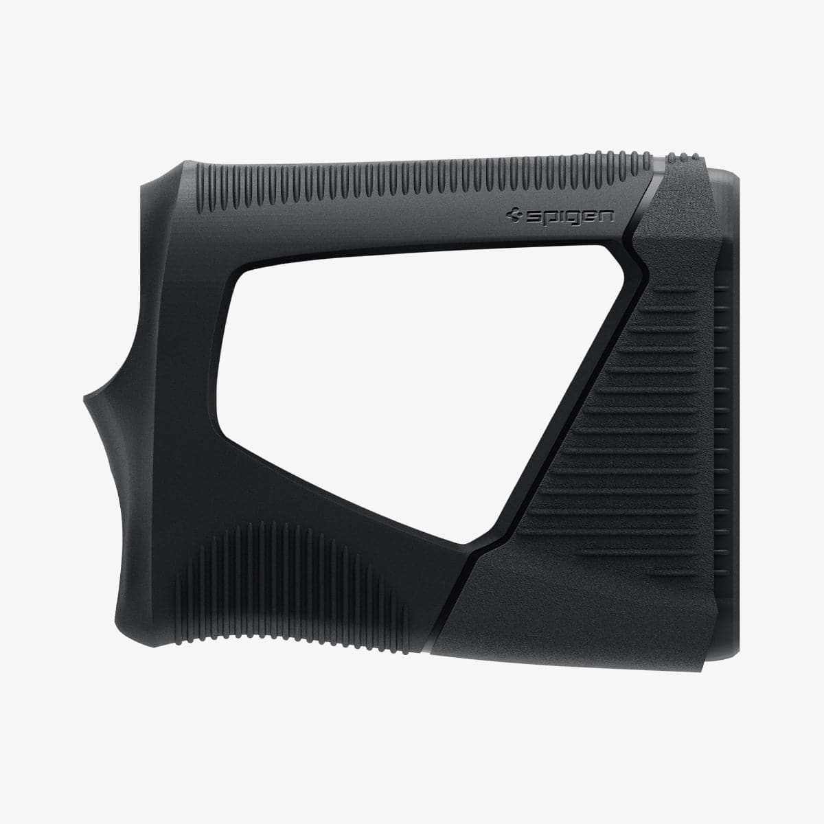 ACS04228 - Bushnell Pro XE Rangefinder AirTag Case in black showing the side with no rangefinder inside
