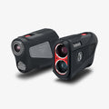 AHP02928 - Bushnell Tour V5 Shift Rangefinder Case in charcoal showing the front, side and back