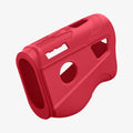 ACS07052 - Bushnell Tour V6 Rangefinder Case Silicone Fit AirTag in red showing the side and front