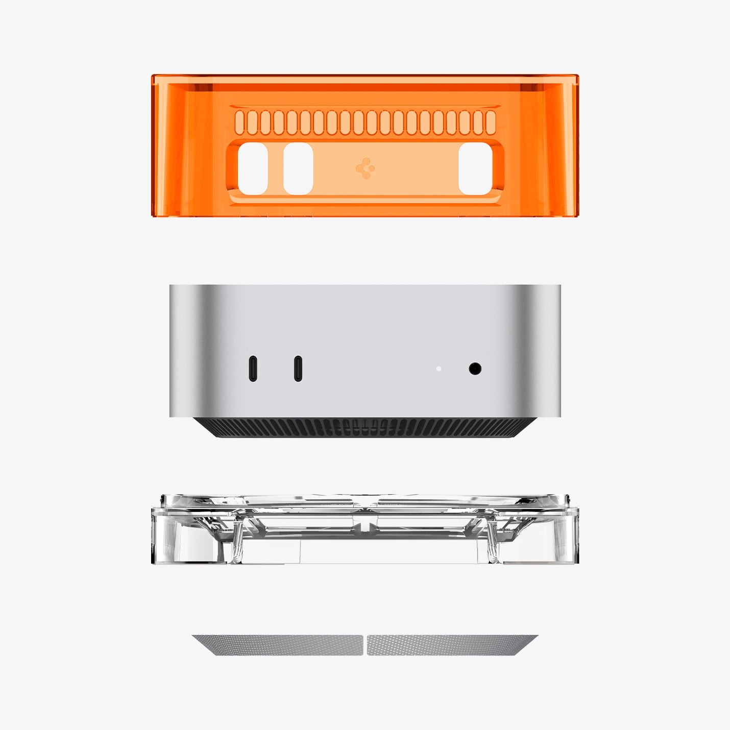 ACS09212 - Apple Mac Mini Stand Classic C1 in Tangerine
