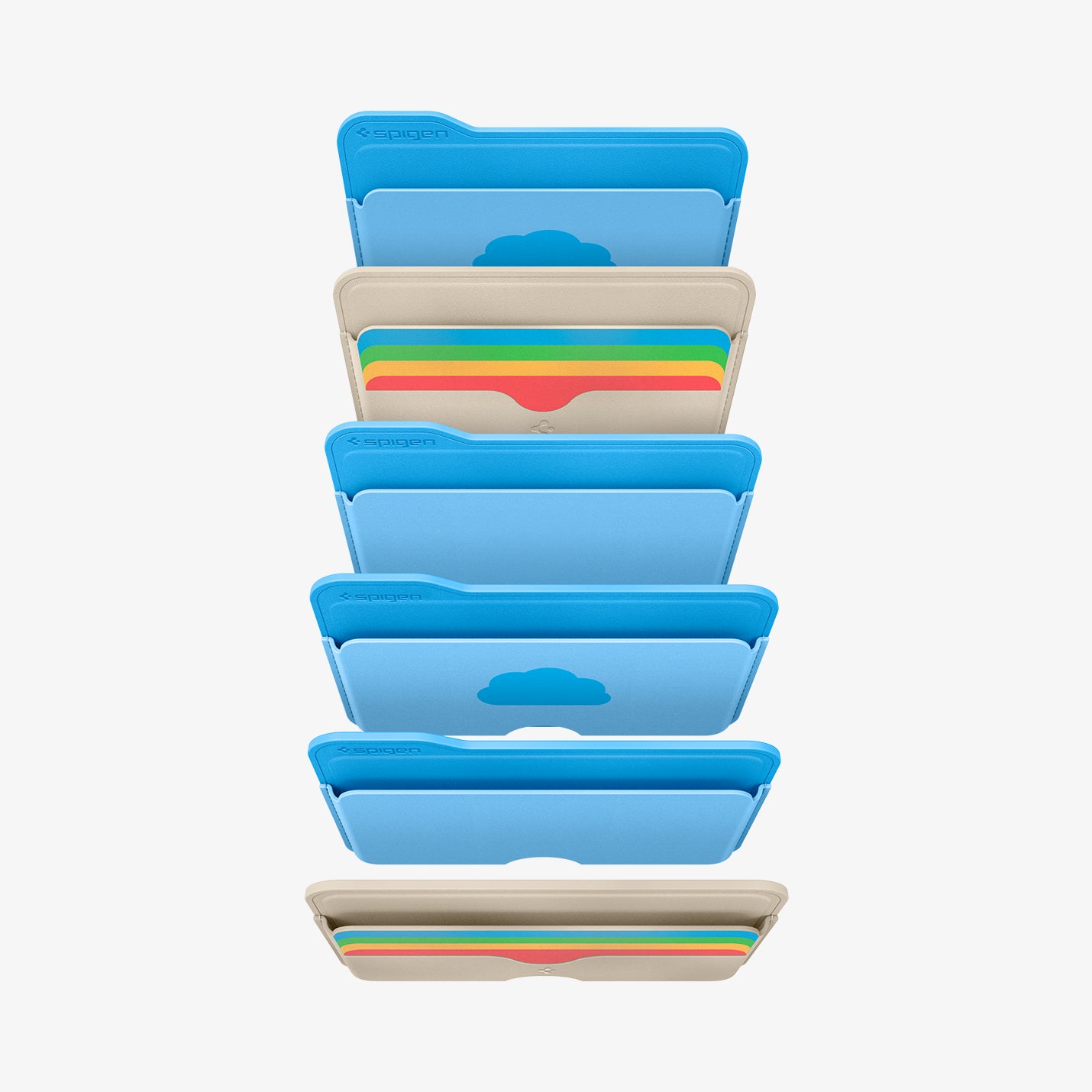 AFA07232 - MagSafe Card Holder Folder Pop (Mag Fit) in Rainbow