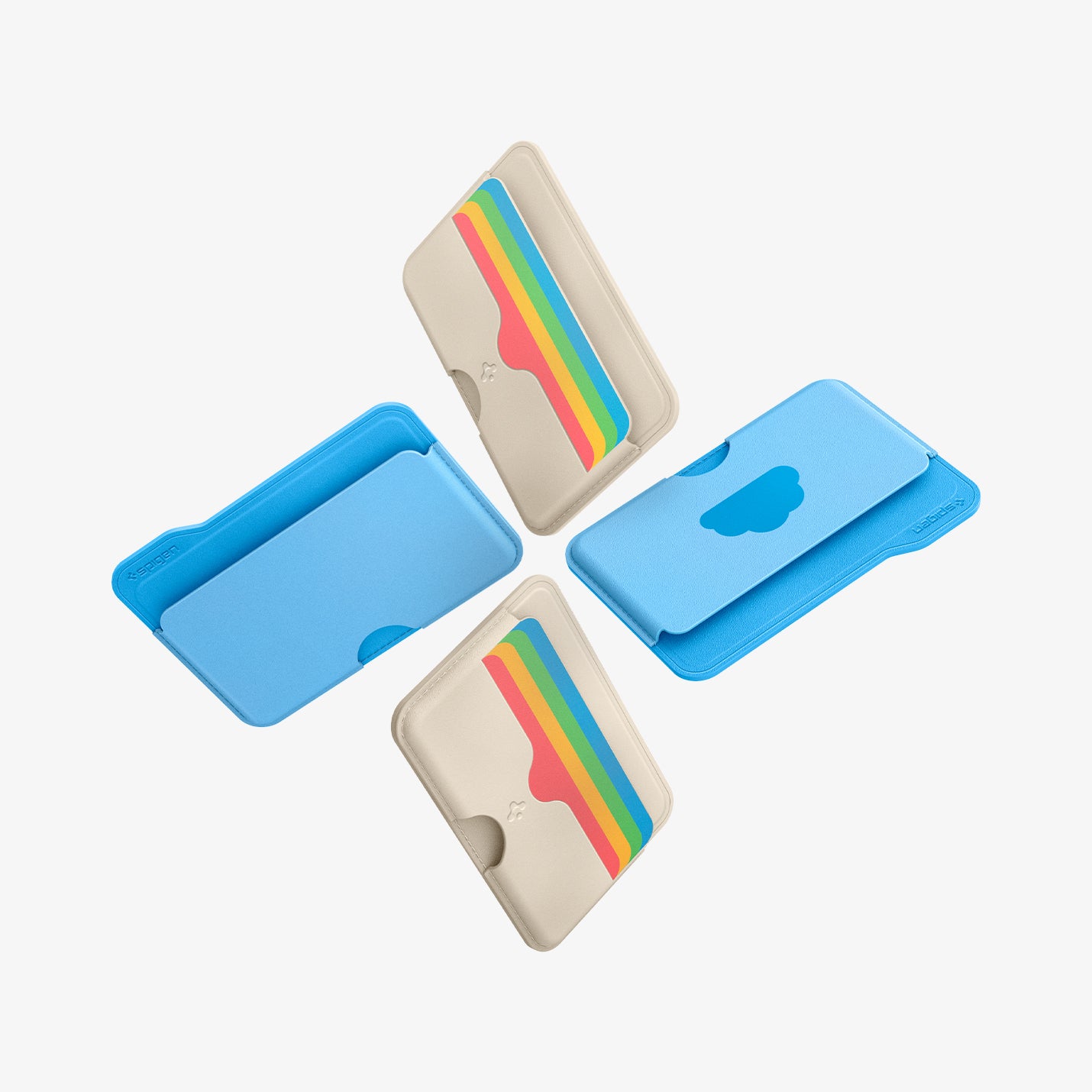 AFA07231 - MagSafe Card Holder Folder Pop (Mag Fit) in Sky Blue