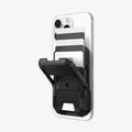 AFA09327 - Tough Armor Pro Card Holder (MagFit) in Black showing open and with card