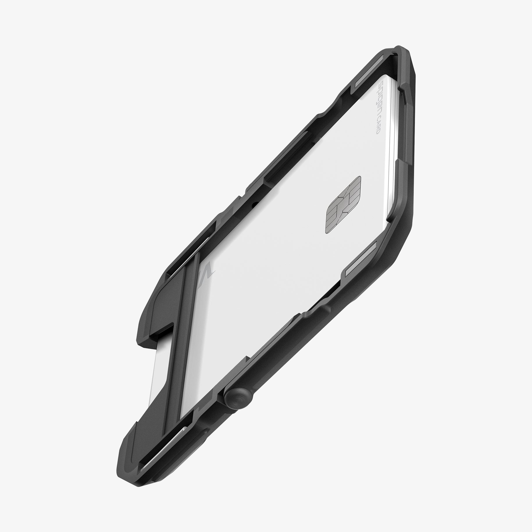 AFA09327 - Tough Armor Pro Card Holder (MagFit) in Black showing card inside