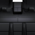 ACP08260 - Tesla Cybertruck WeatherBloc Floor Mat CLF in Black showing the top view 