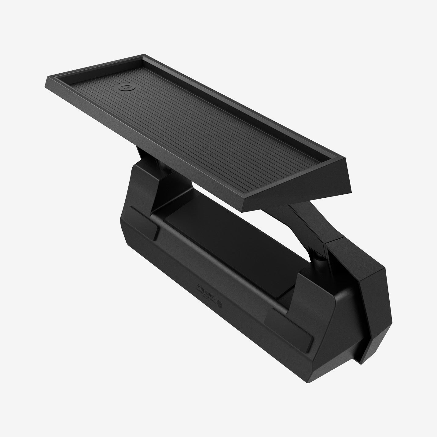 ACP08261 - Tesla Cybertruck Under Screen Organizer CO227 in Black showing the top, partial inner and back
