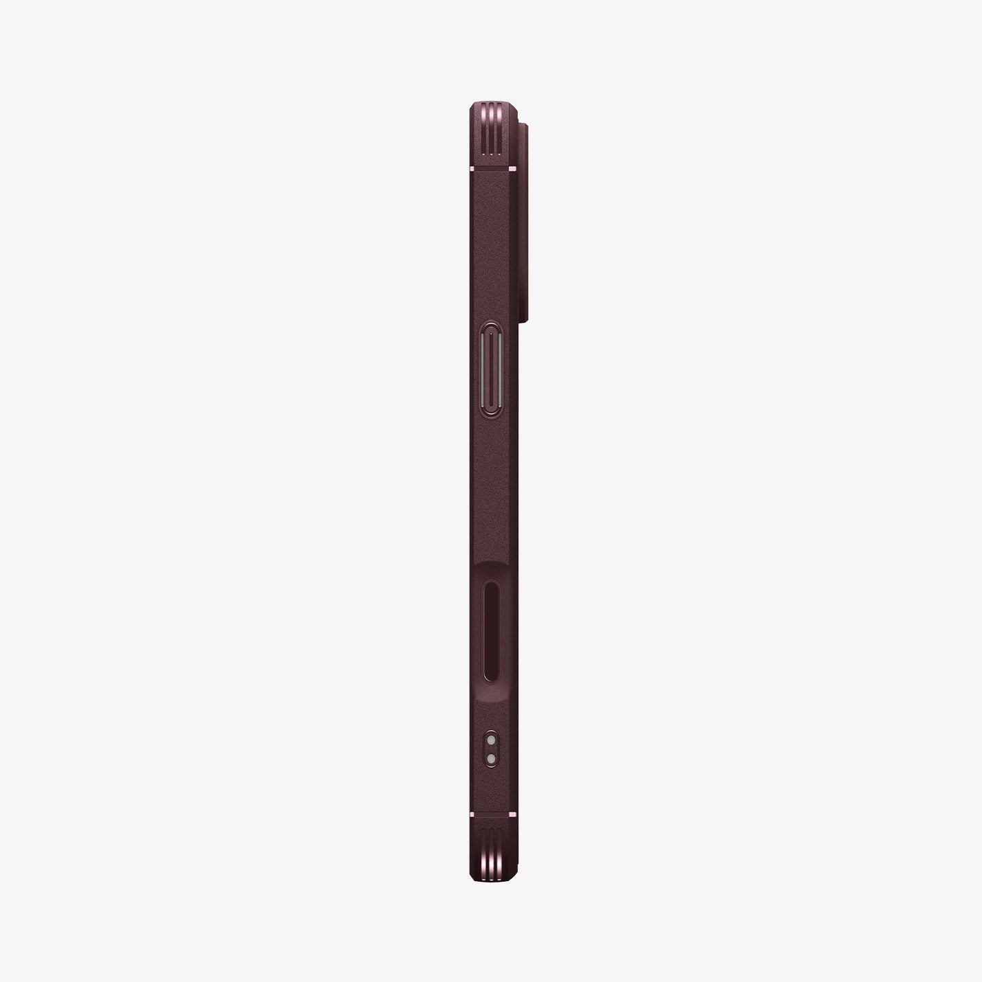 ACS12223 - iPhone 18 Pro / iPhone 17 Pro Core Armor (Mag Fit) Burgundy showing side