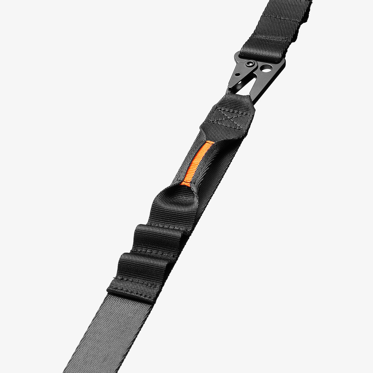 AFA10616 - Tag Strap | DA30M in Black showing front from side view