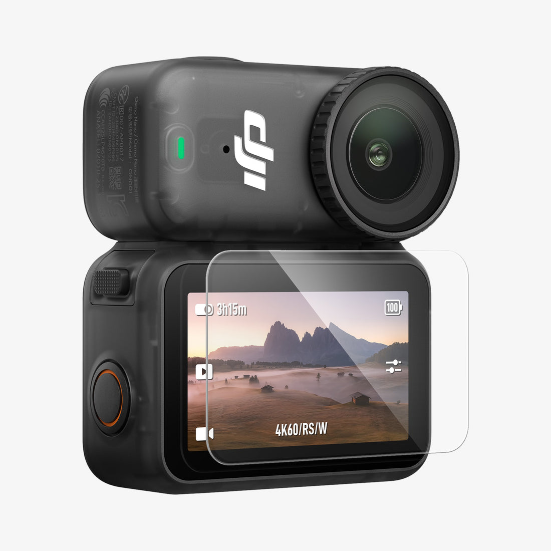 AGL11367 - DJI Osmo Action 4 / Osmo Nano showing side